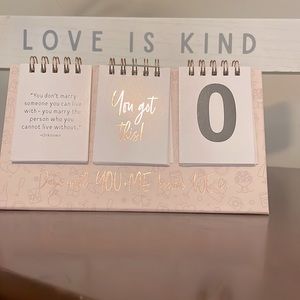 Wedding Day Count Down. ### Days until You + Me = We!